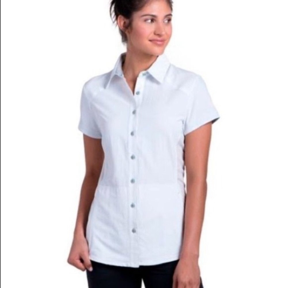 Kuhl Women's White Button Down Shirt